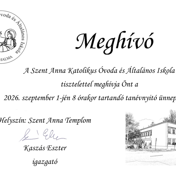 Tanévnyitó ünnepség